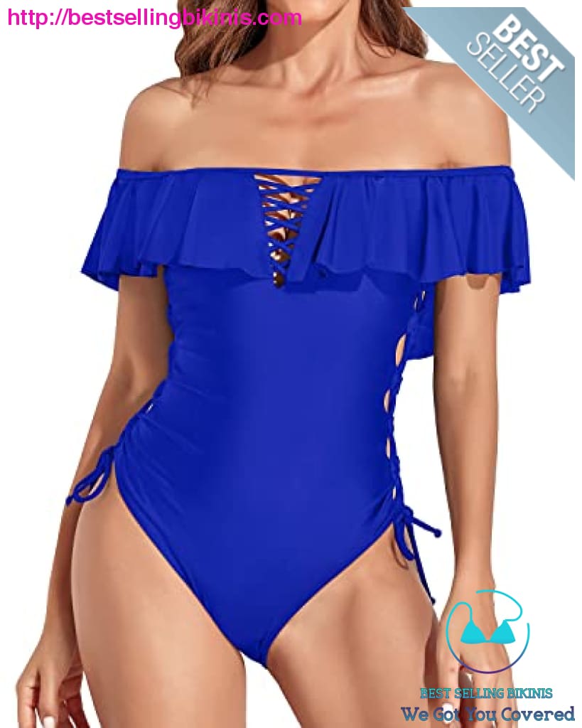 Women's Ruched One Piece Swimsuit Tummy Control Swimming Costume for Women  Adjustable Strap Swimwear (Color : Blue, Size : S) price in Saudi Arabia,  Saudi Arabia