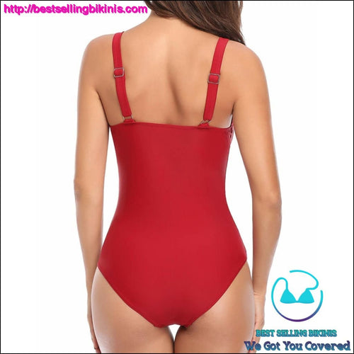 Vintage Ruched Tummy Control One Piece - Best Selling Bikinis