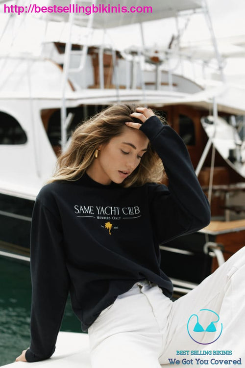 Yacht Club Sweatshirt (Midnight Navy) Sweat Shirt